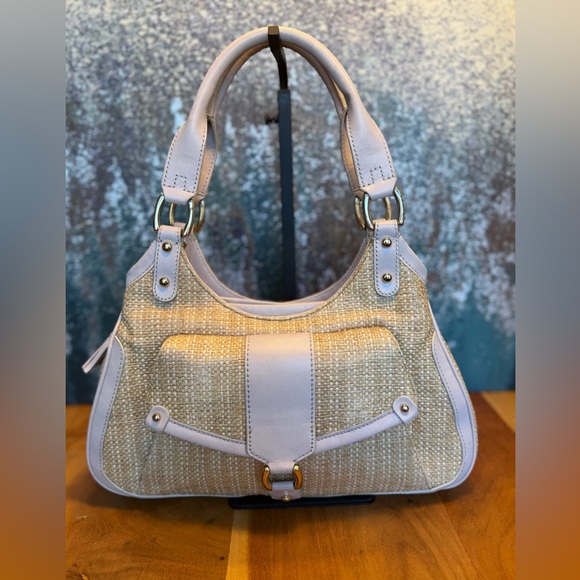 Cole Haan Handbags - Cole Haan Vintage Late 1990s Woven Straw Satchel